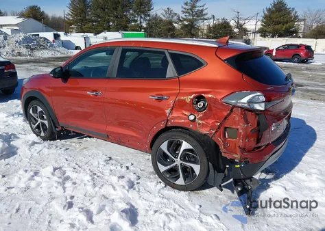 2017 Hyundai Tucson Limited from USA, damaged, VIN KM8J3CA21HU344420